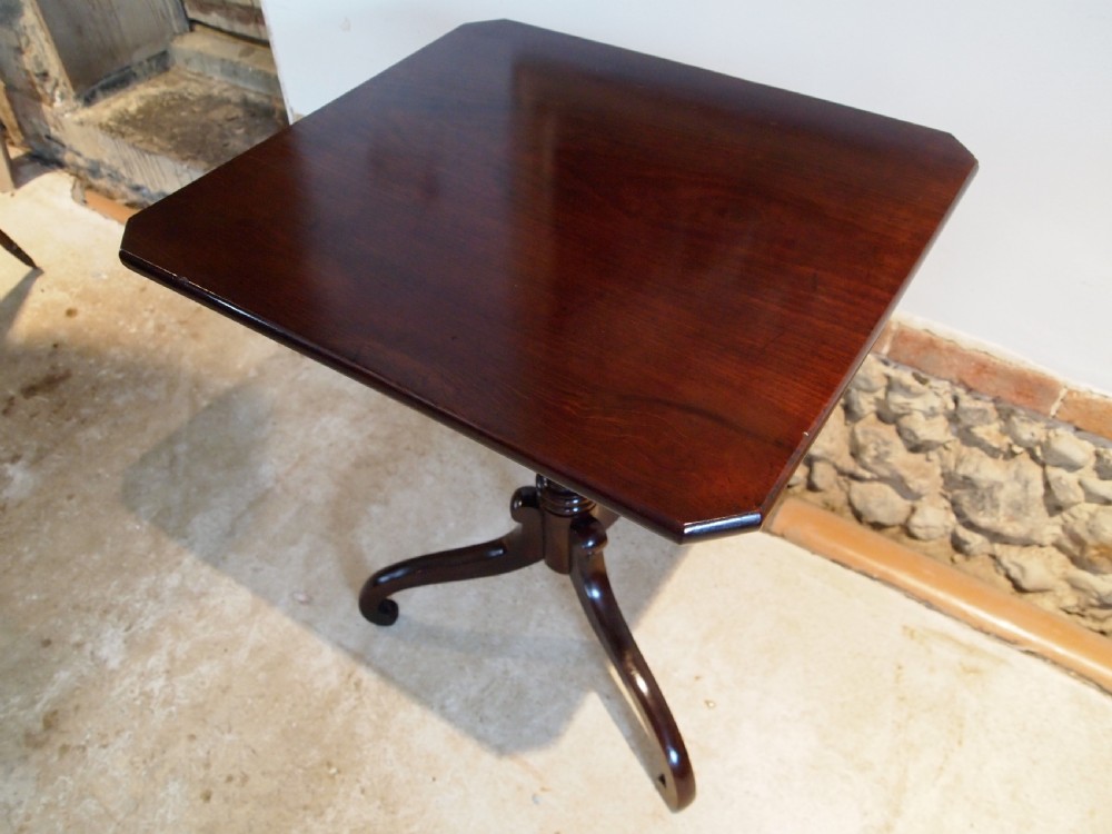 Table fine George III lamp wine hall side Cuban Mahogany c1810 View VIII