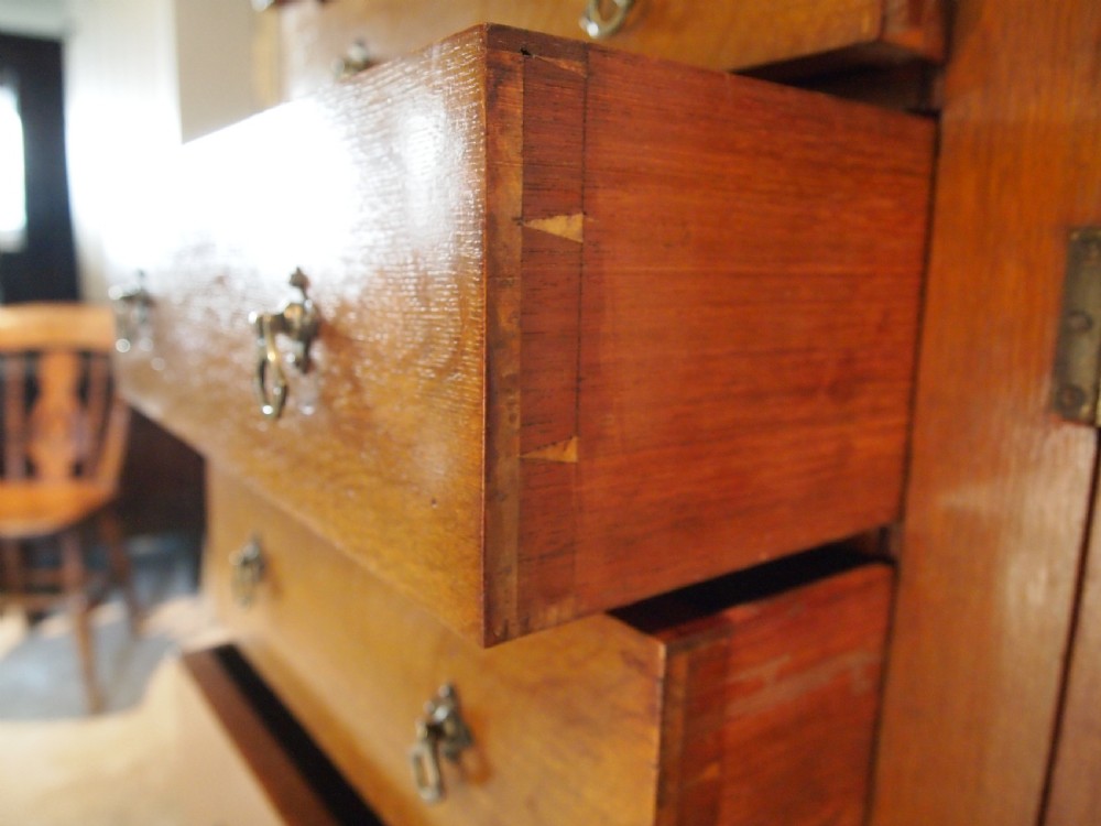 Chest of Drawers Arts and Crafts Oak Wellington chest c1880 View VII