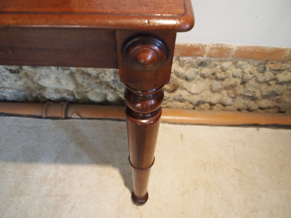 Table lamp hall side console Victorian Mahogany c1850 View II
