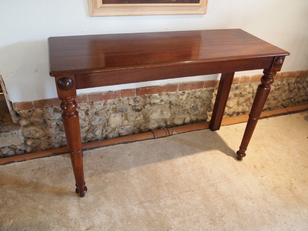 Table lamp hall side console Victorian Mahogany c1850