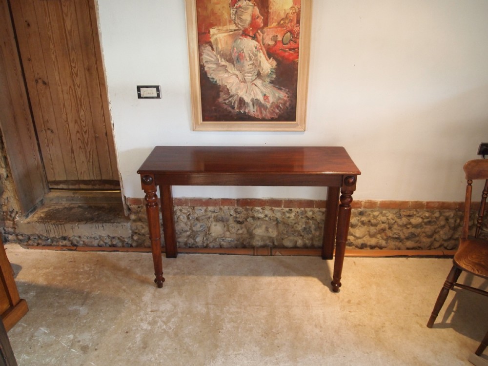 Table lamp hall side console Victorian Mahogany c1850 View IV