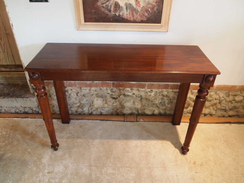 Table lamp hall side console Victorian Mahogany c1850 View V