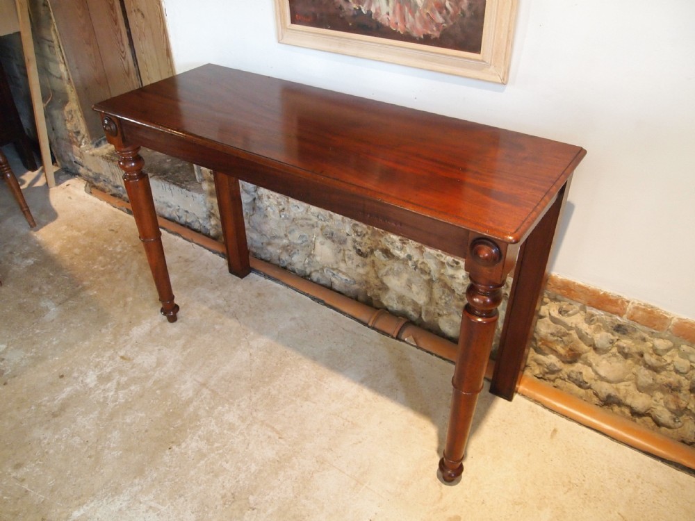 Table lamp hall side console Victorian Mahogany c1850 View VI