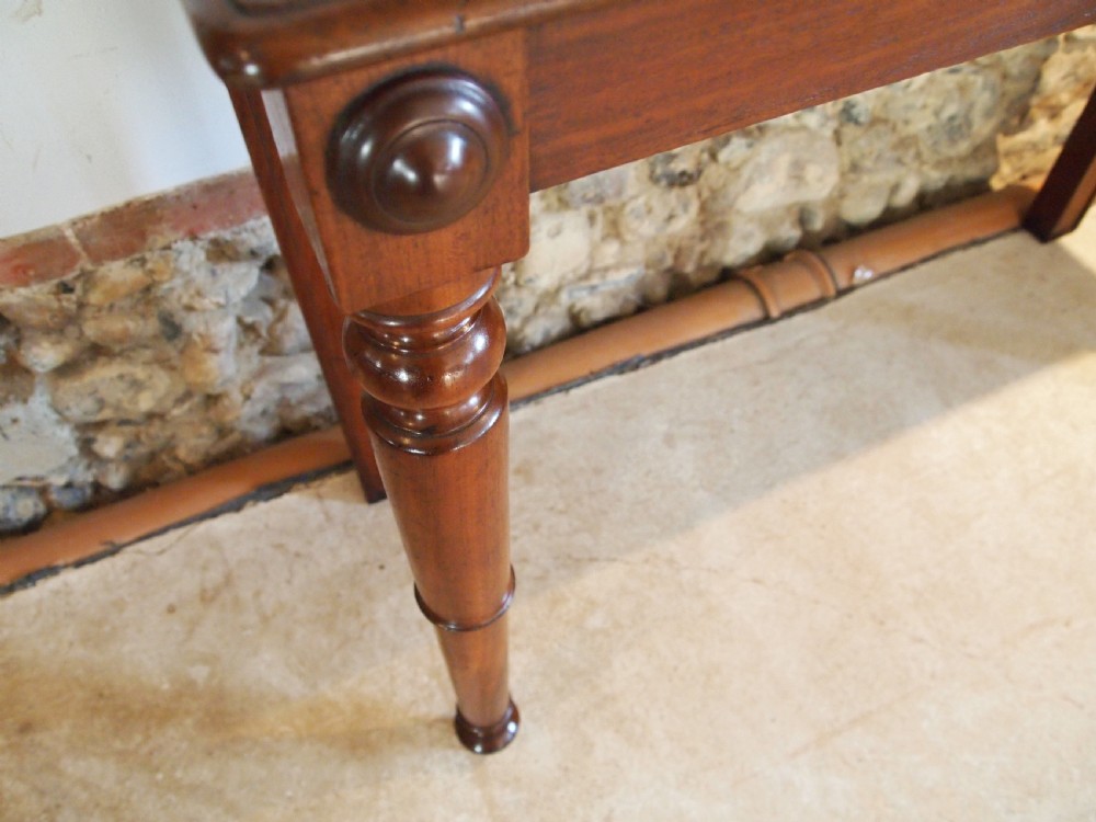 Table lamp hall side console Victorian Mahogany c1850 View VII