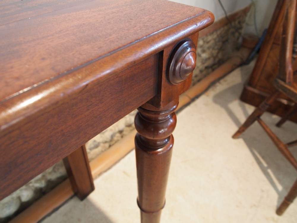 Table lamp hall side console Victorian Mahogany c1850 View IX