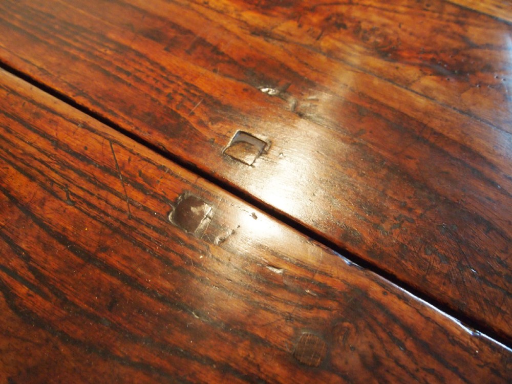 Table Queen Anne Oak gateleg dining farmhouse refectory c1700 View VII