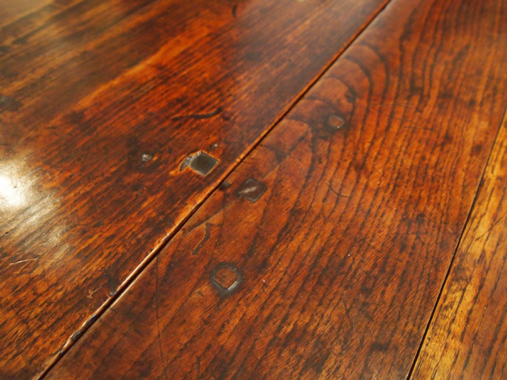 Table Queen Anne Oak gateleg dining farmhouse refectory c1700 View X