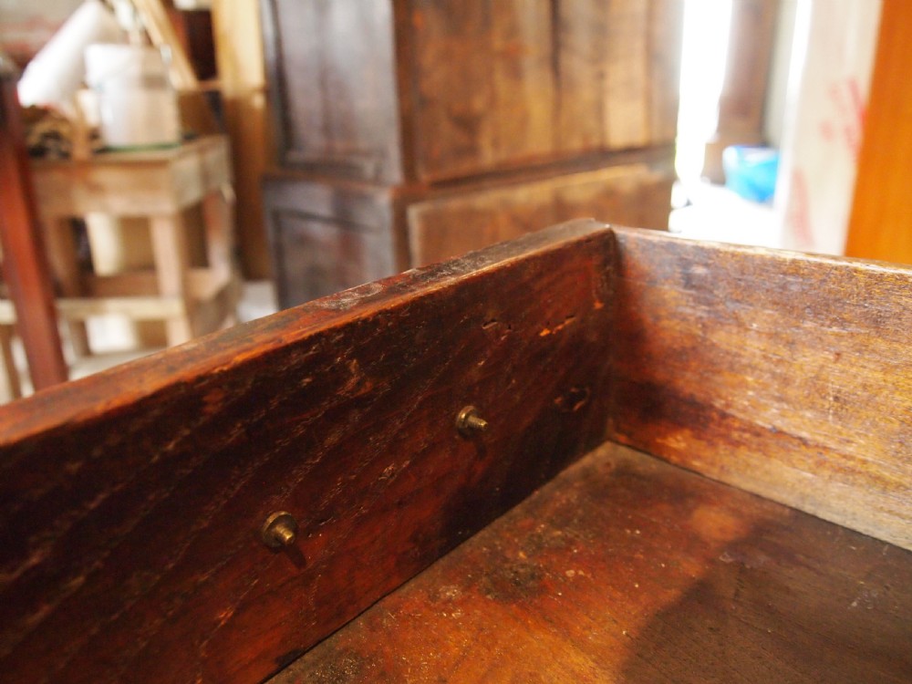 Table Queen Anne Oak gateleg dining farmhouse refectory c1700 View XIV