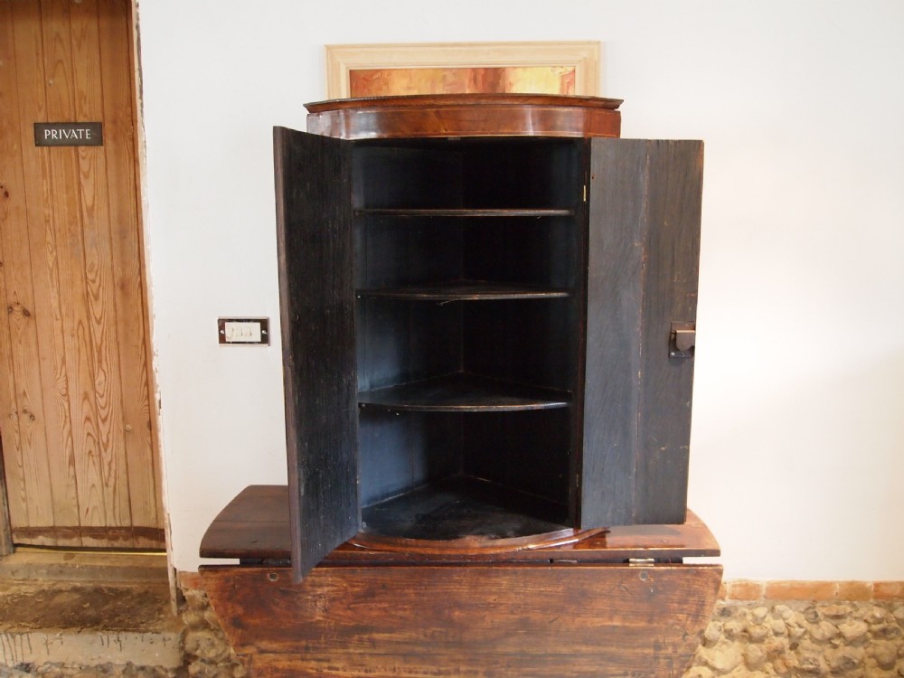 Cupboard cabinet Oak George III c1780 View VI