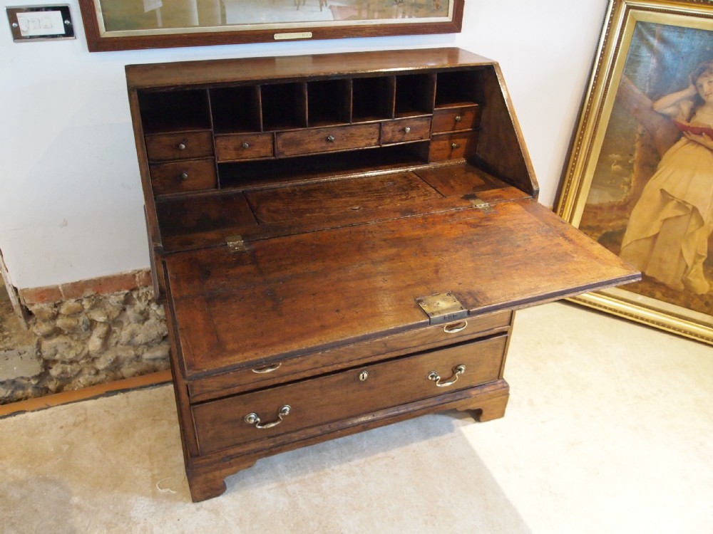 Bureau George II Oak c1740 View IV