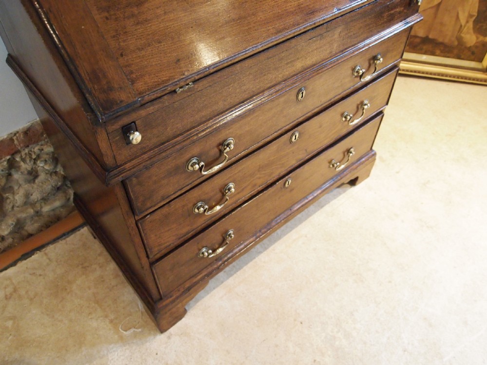 Bureau George II Oak c1740 View VI