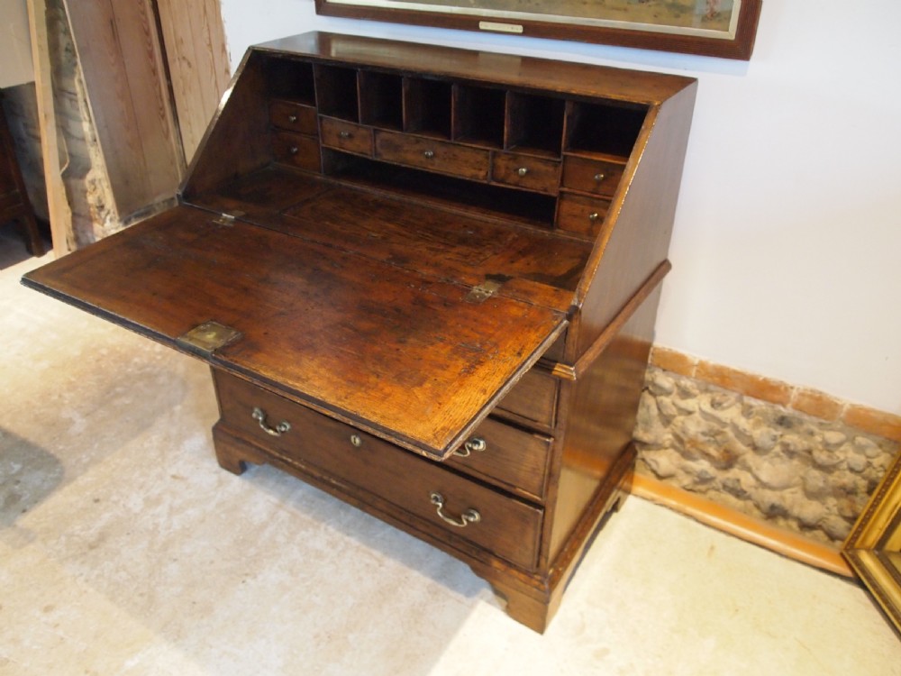 Bureau George II Oak c1740 View XII