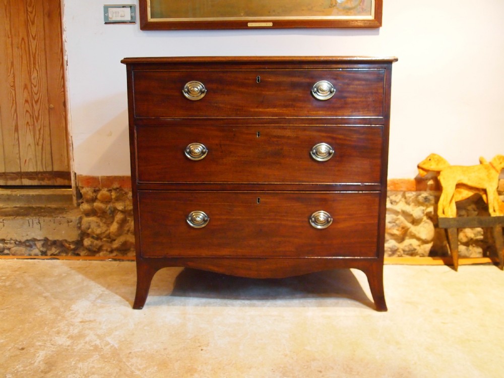Chest of drawers George III Mahogany small size c1800