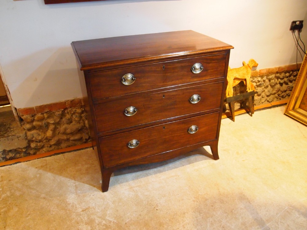 Chest of drawers George III Mahogany small size c1800 View X