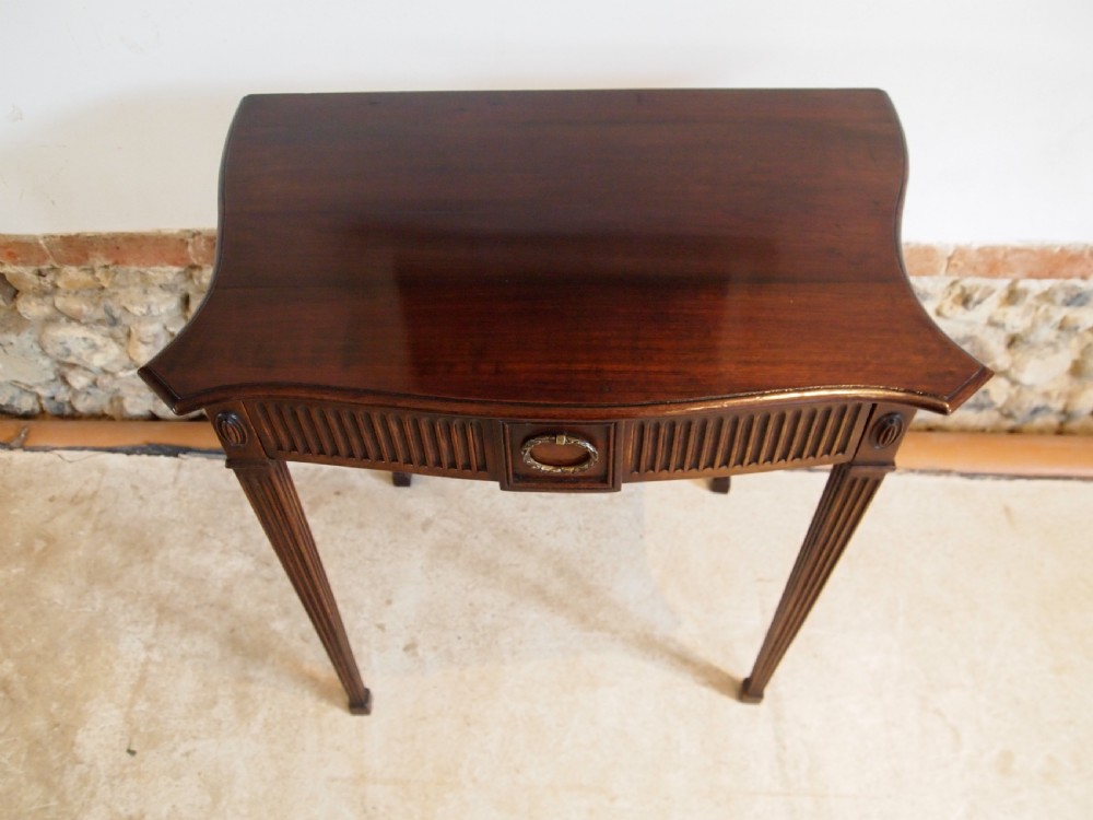 Table hall lamp side console Victorian Mahogany c1890 View II