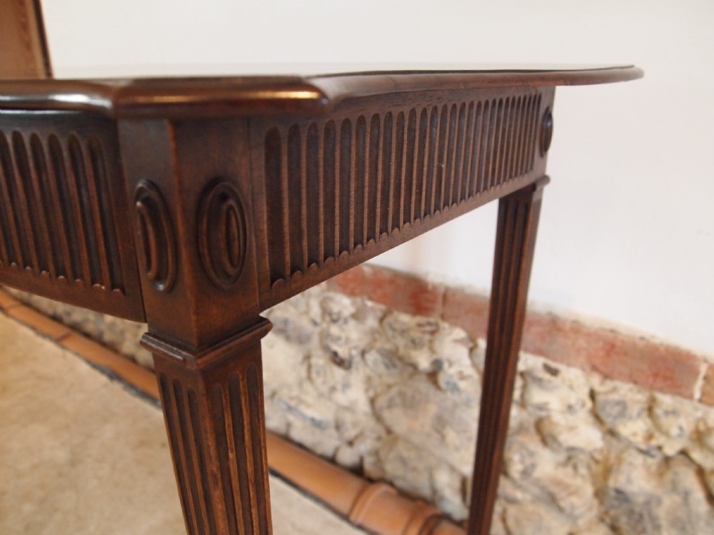 Table hall lamp side console Victorian Mahogany c1890 View VII