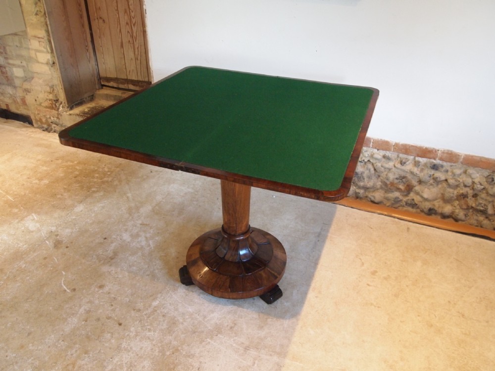 Table card hall side William IV Rosewood c1835 View III