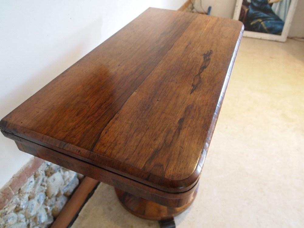 Table card hall side William IV Rosewood c1835 View IV