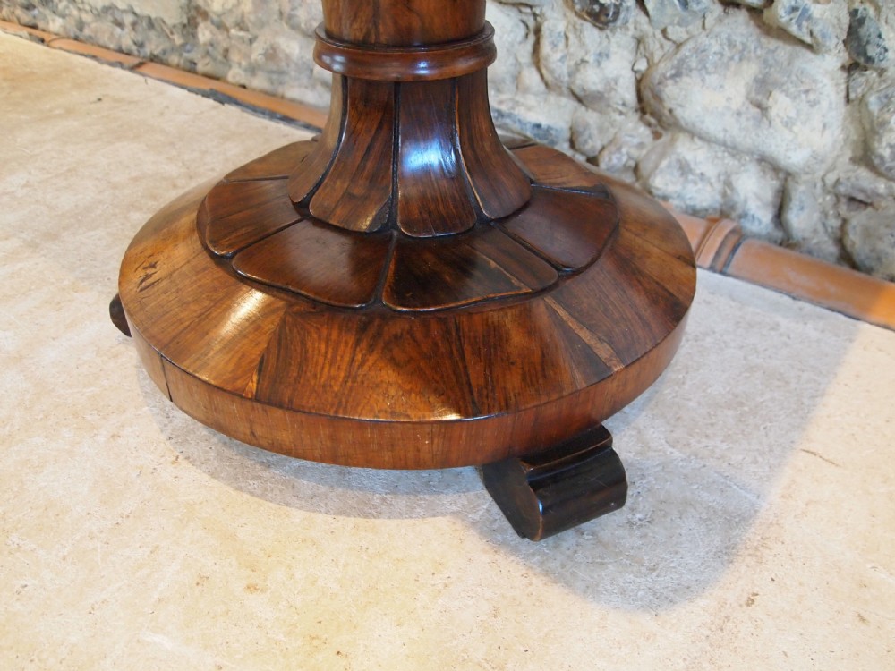 Table card hall side William IV Rosewood c1835 View V