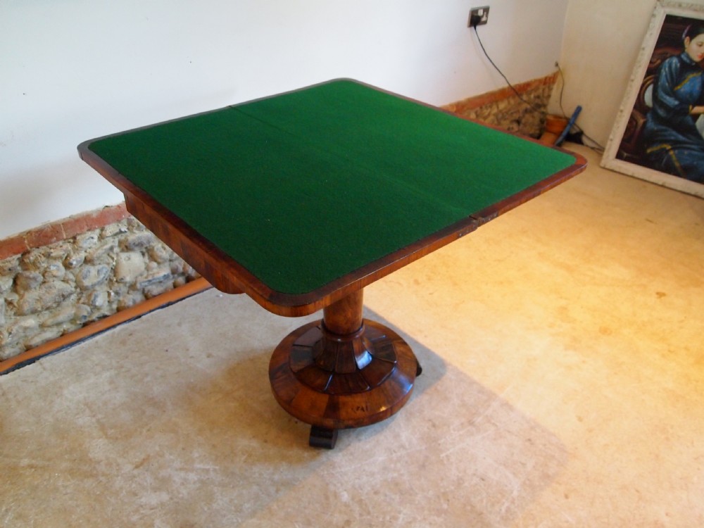Table card hall side William IV Rosewood c1835 View VII