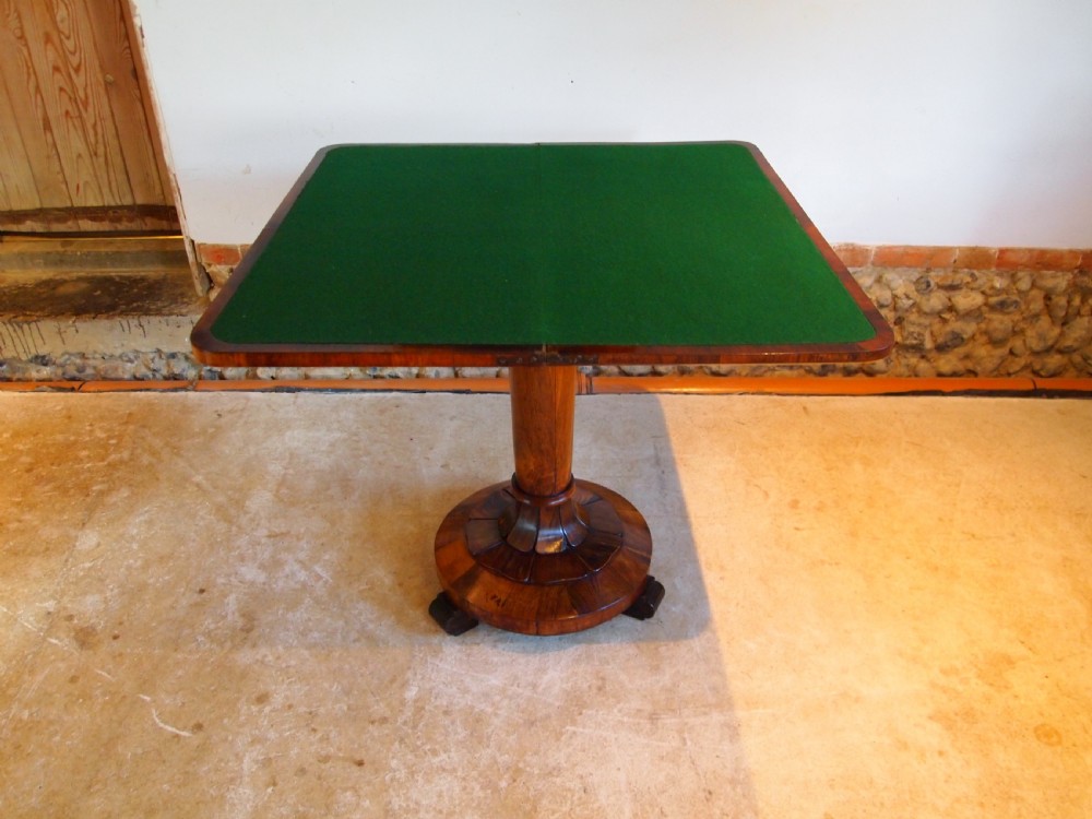 Table card hall side William IV Rosewood c1835 View VIII