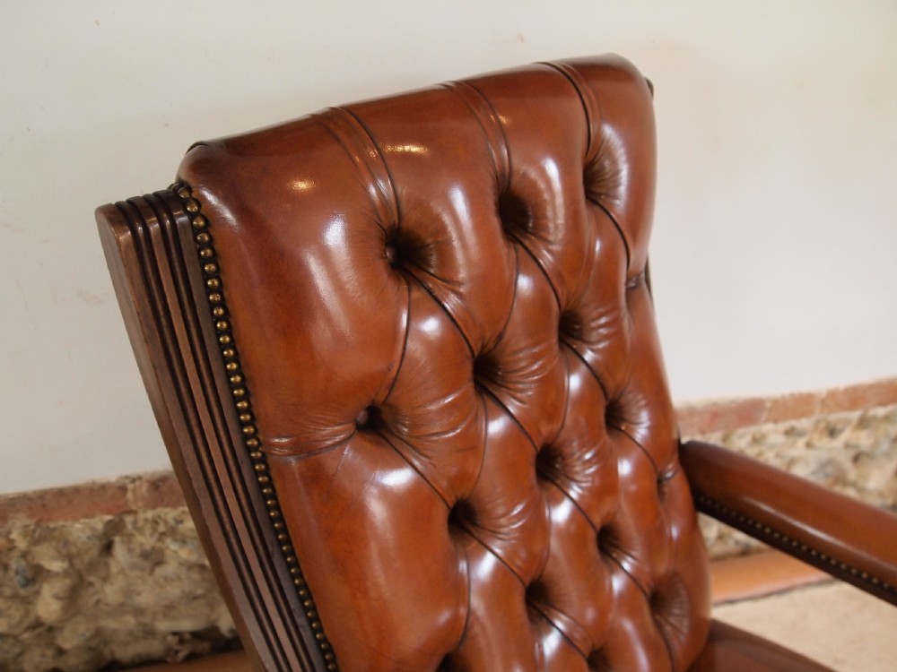 Chair stunning Victorian library reading armchair c1870 View VII