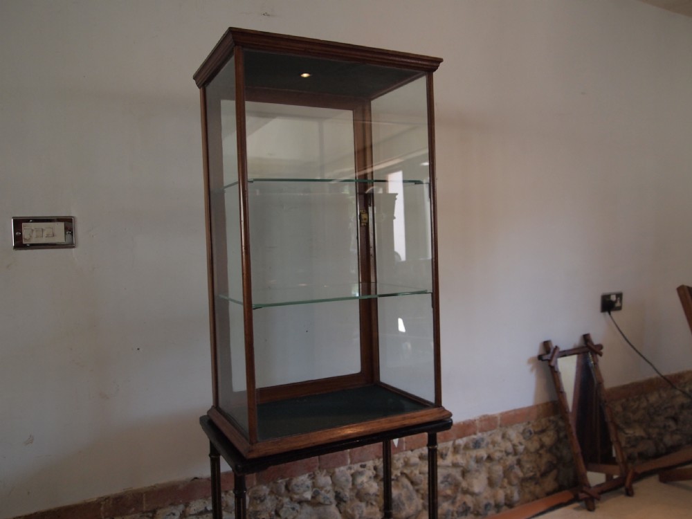 Display shop haberdashery chemist Victorian Mahogany c1880 View V