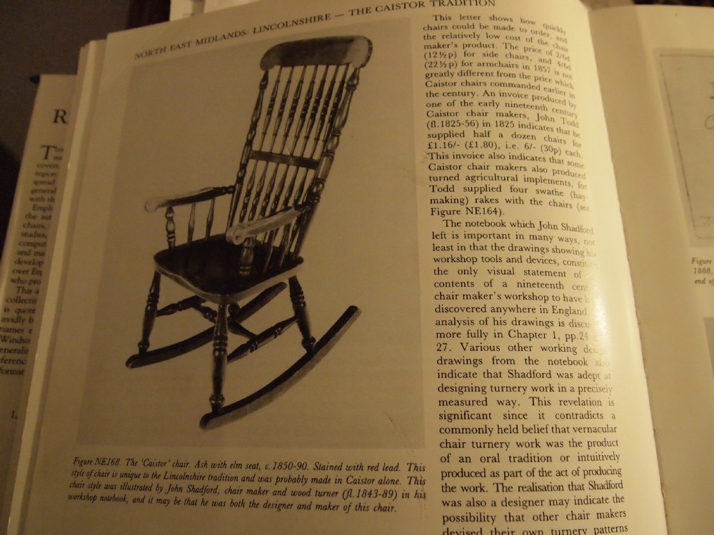 Chair rocking Chair Victorian Windsor by John Shadford Caistor Linc c1870 View XII