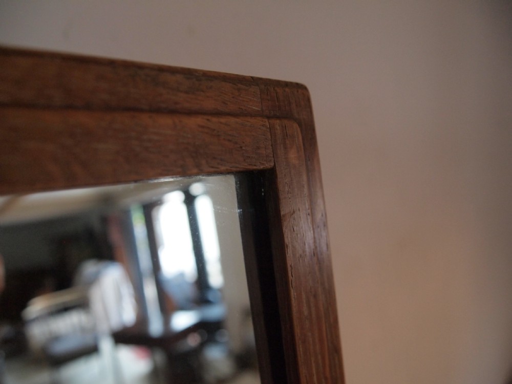 Dressing chest of drawers full length mirror Heals Oak c1920 View VII