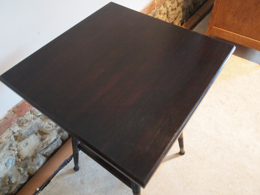 Table Arts and Crafts William Birch Mahogany c1900 View IV