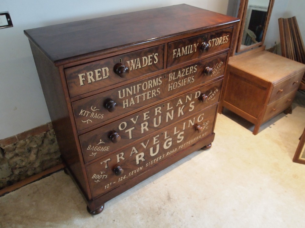 Chest of drawers fine Victorian Mahogany c1860 View IX