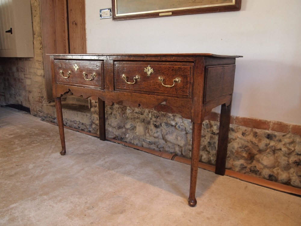 Dresser sideboard stunning George II Oak c1750 View IV