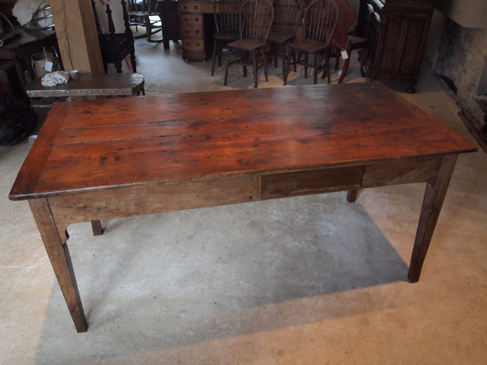 Table refectory farmhouse French Cherry wood c1780 View IV