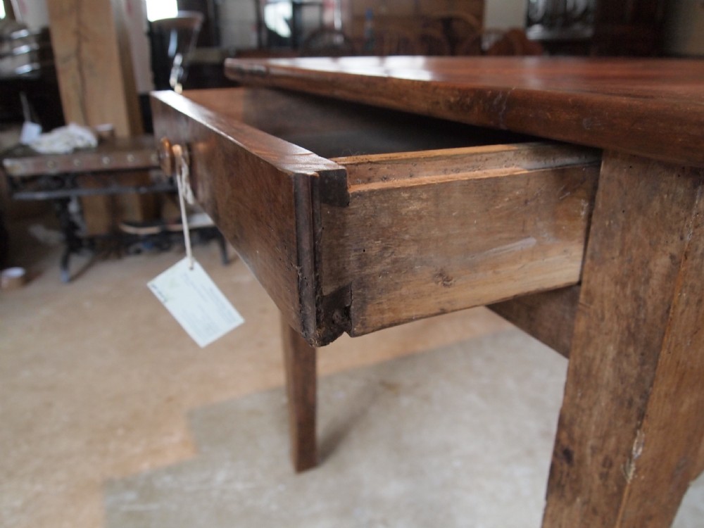 Table refectory farmhouse French Cherry wood c1780 View V