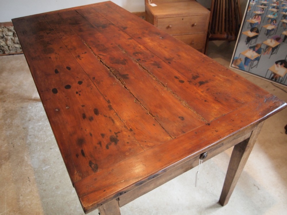 Table refectory farmhouse French Cherry wood c1780 View VII