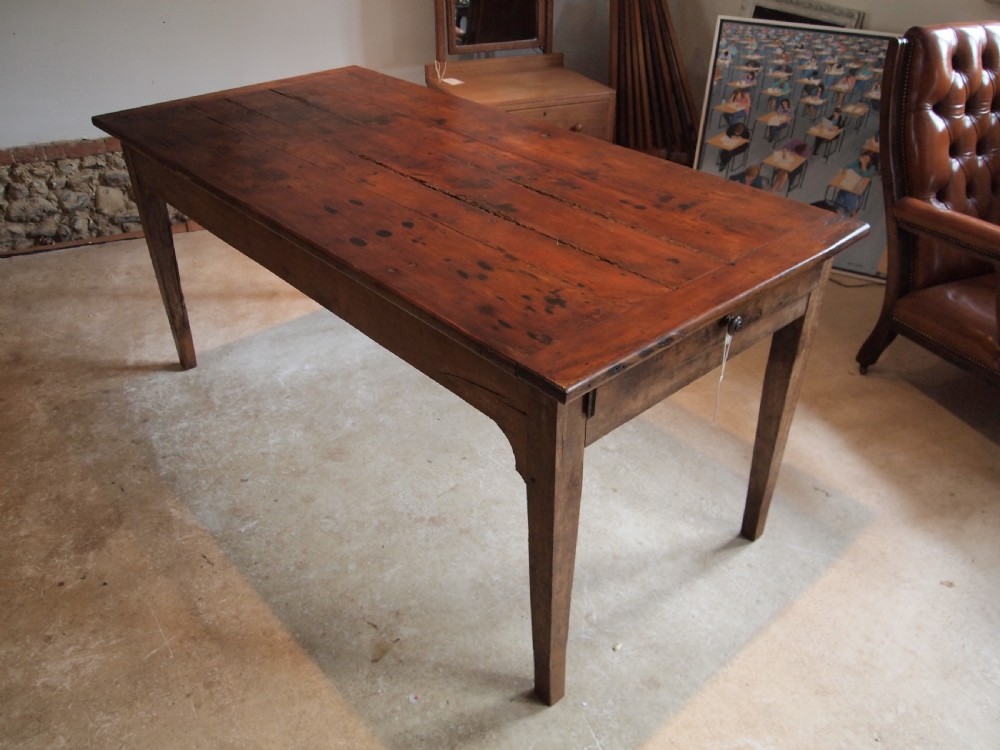 Table refectory farmhouse French Cherry wood c1780 View IX