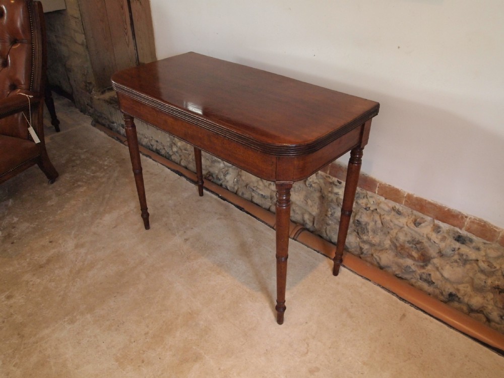 Table hall lamp console game George IV Mahogany c1820