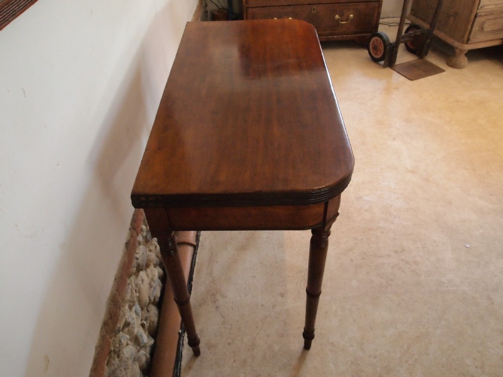 Table hall lamp console game George IV Mahogany c1820 View IV