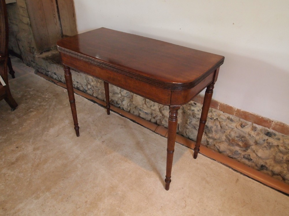 Table hall lamp console game George IV Mahogany c1820 View V