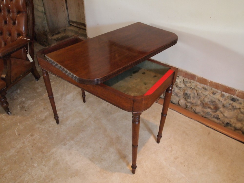 Table hall lamp console game George IV Mahogany c1820 View VI