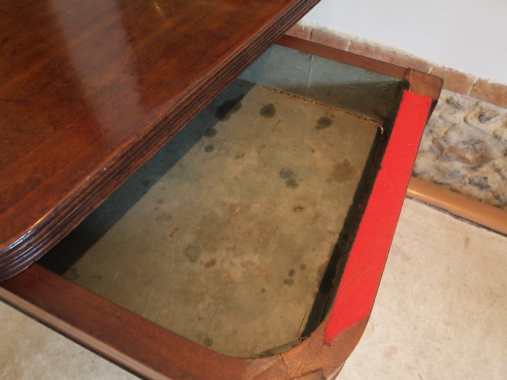 Table hall lamp console game George IV Mahogany c1820 View VIII