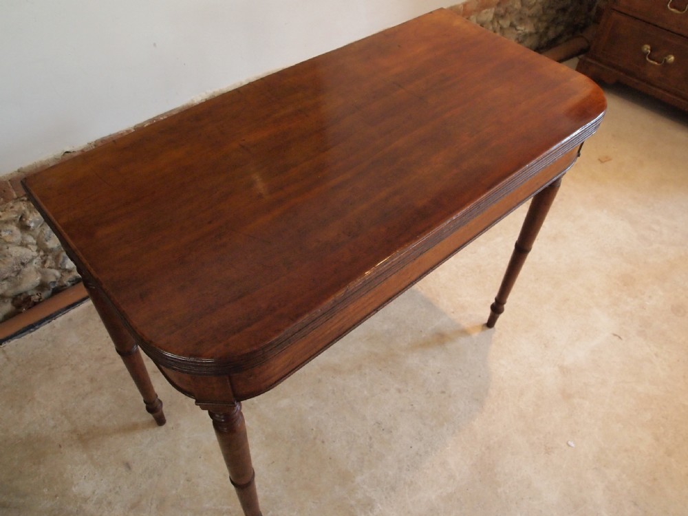 Table hall lamp console game George IV Mahogany c1820 View XI