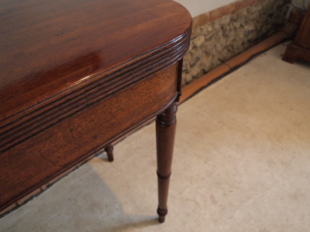 Table hall lamp console game George IV Mahogany c1820 View XIII