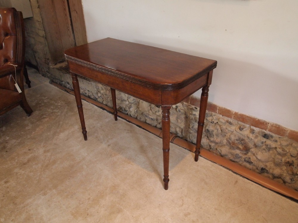 Table hall lamp console game George IV Mahogany c1820 View XIV
