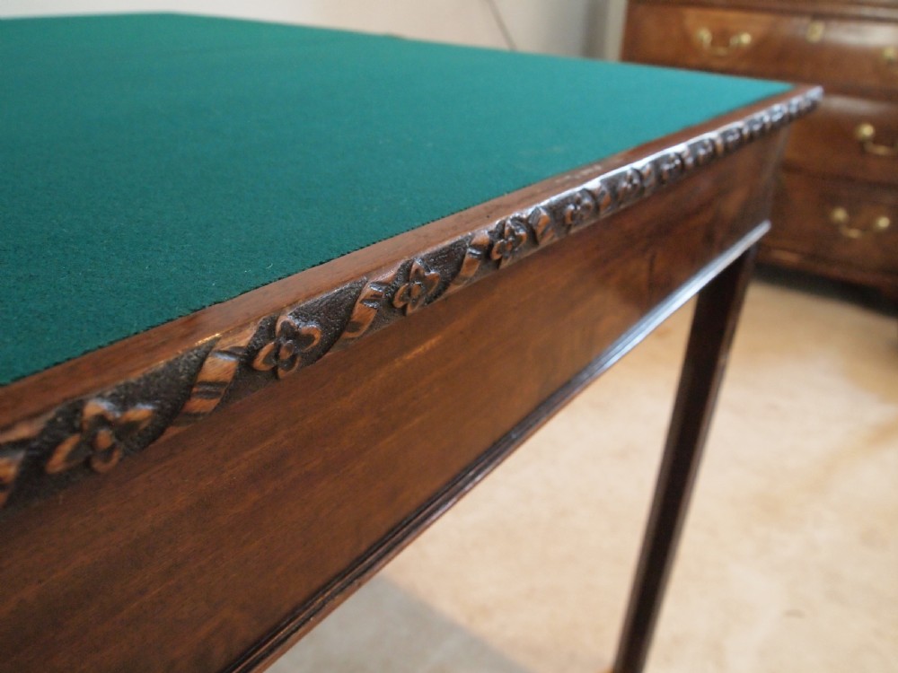 Table card hall console lamp George III Mahogany c1800 View IX