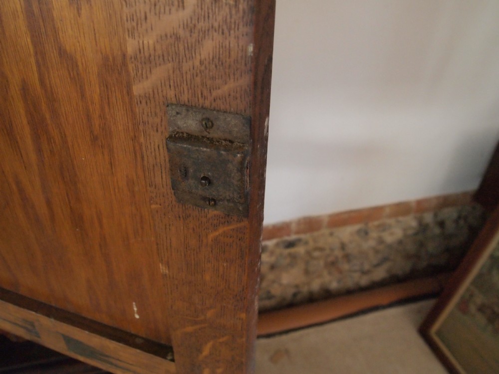 Cupboard corner Arts and Crafts Oak c1900 View X