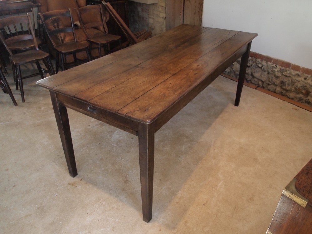 Table refectory dining farmhouse French Ash c1850