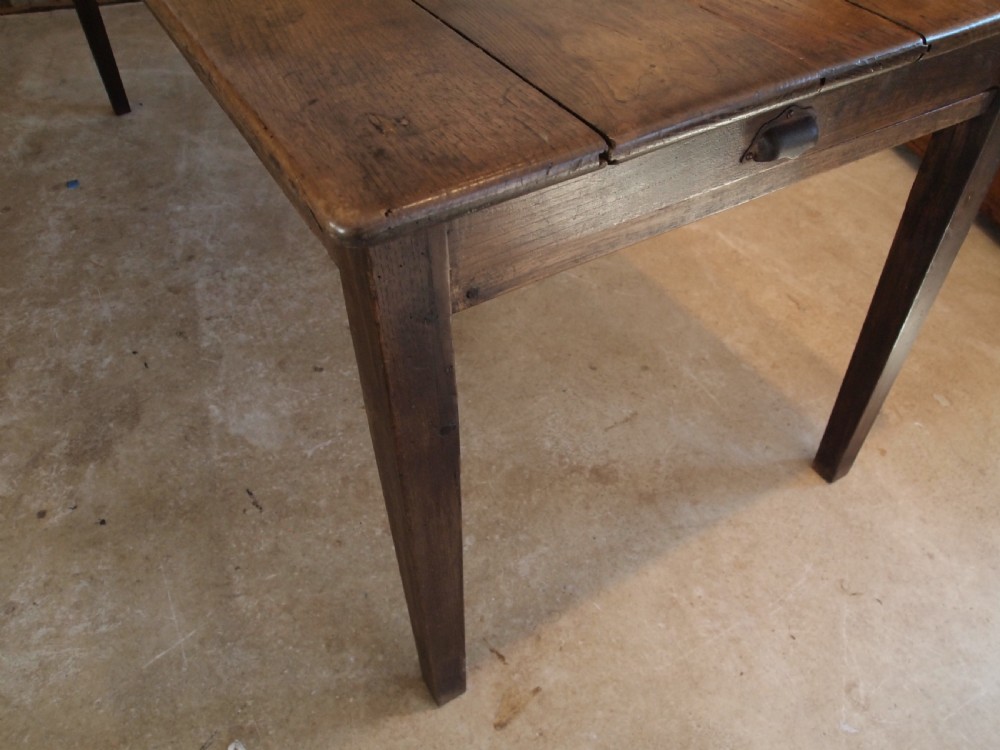 Table refectory dining farmhouse French Ash c1850 View IX
