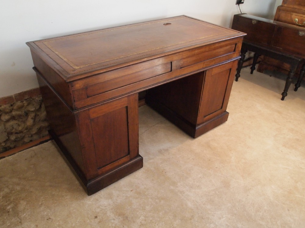 Desk very rare fine George III Mahogany c1790 View IV