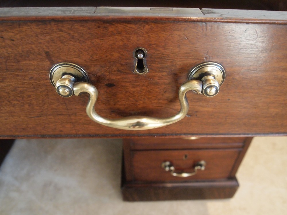 Desk very rare fine George III Mahogany c1790 View XI